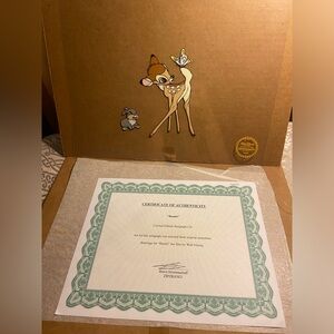 Vintage Bambi Limited Edition Serigraph Cel